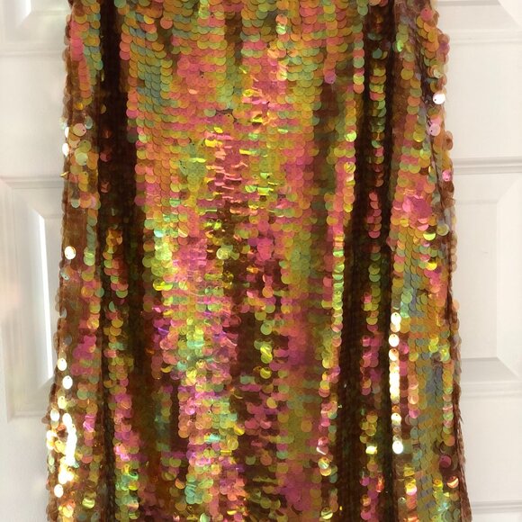 Anthropologie Maeve Iridescent Sequin Maxi Skirt - Picture 7 of 9
